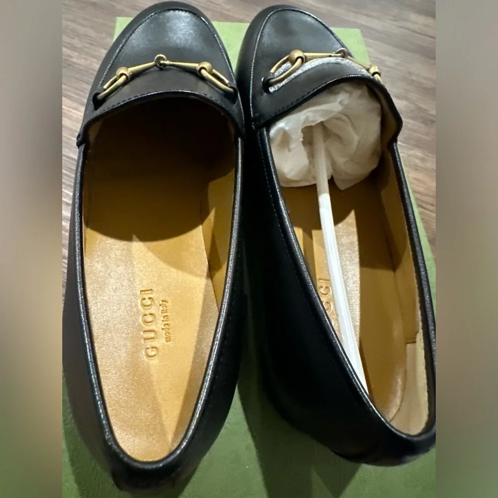 New in box Gucci Women's Moccasins Jordaan Loafers size 8.5 - Picture 8 of 9